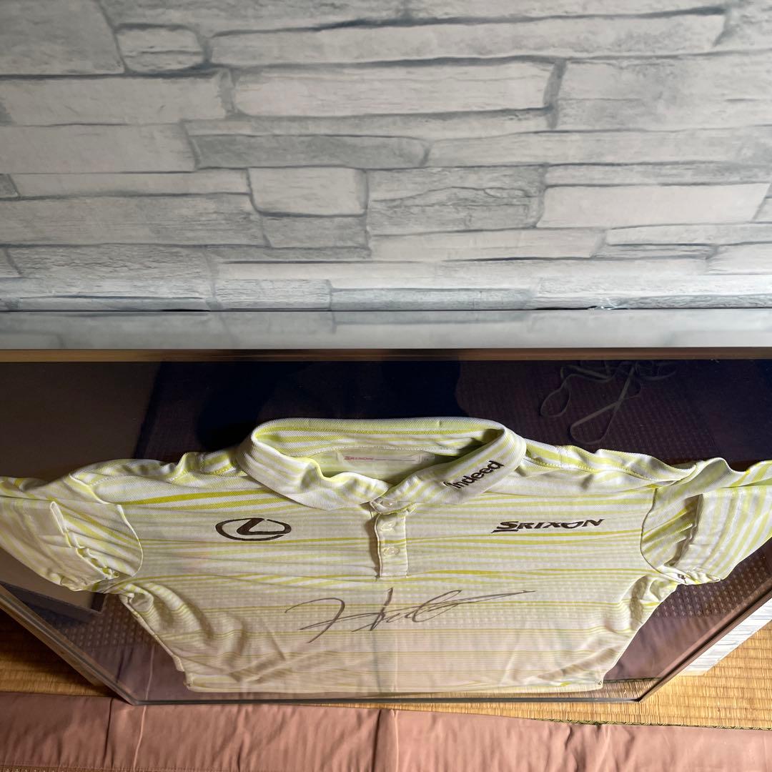 【マスターズ優勝】松山英樹選手サイン入りレプリカウェア懸賞当選品 当選通知書付き