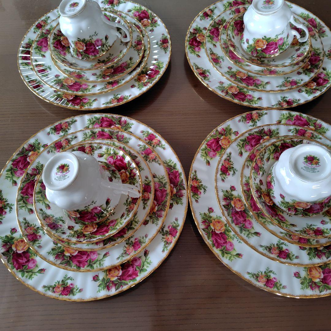 ロイヤルアルバートカントリーローズ　4セット　　計20枚