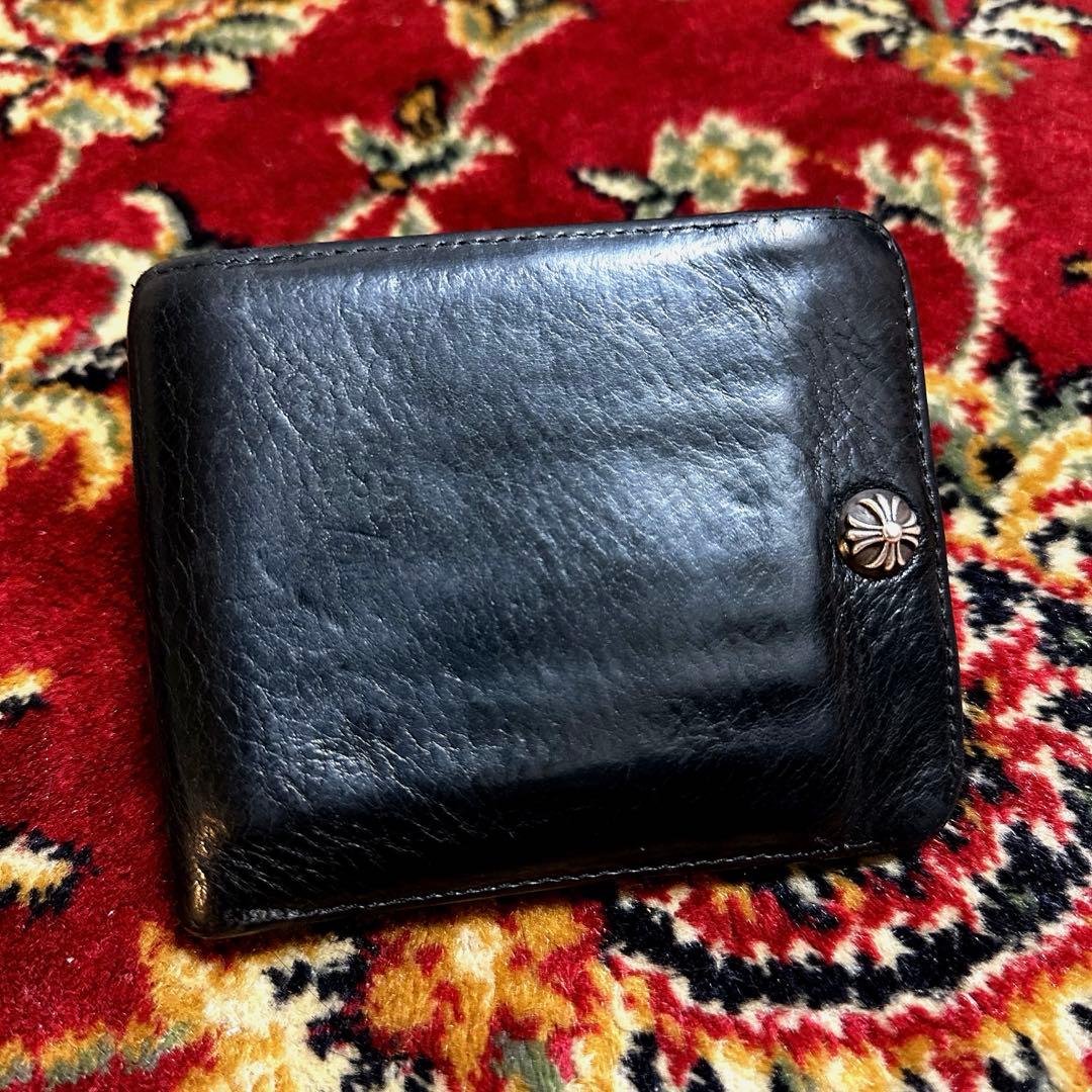 CHROMEHEARTS クロムハーツ　ワンスナップ　二つ折り　財布