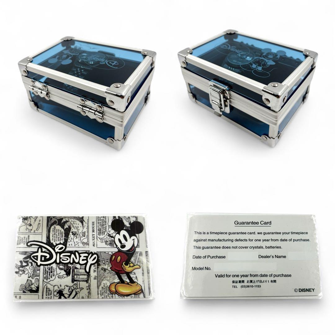 新品 ディズニー シークレットアイ ミッキー 腕時計 ブラック ダイヤ 限定品