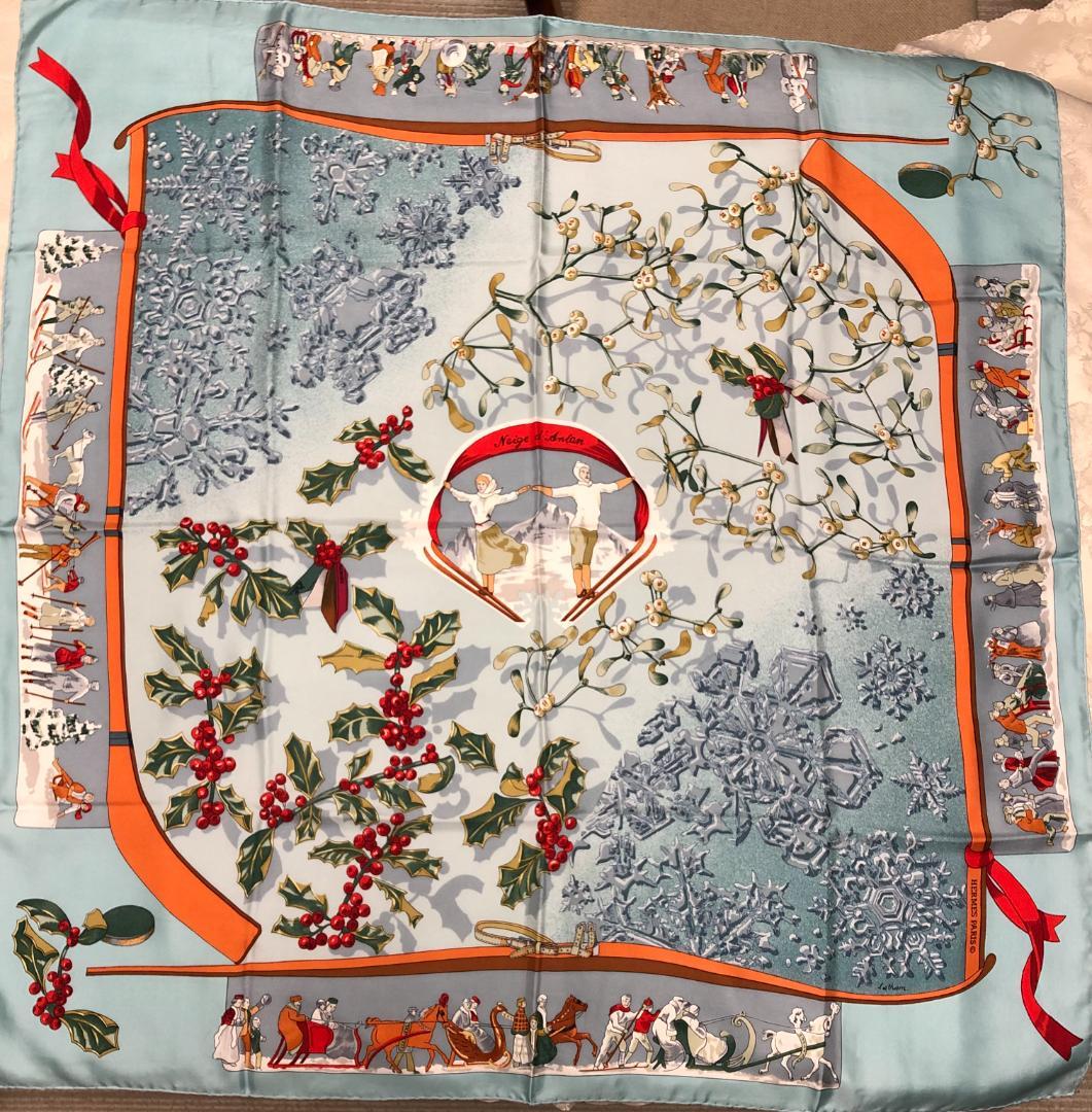 エルメス大判スカーフ　去年の雪