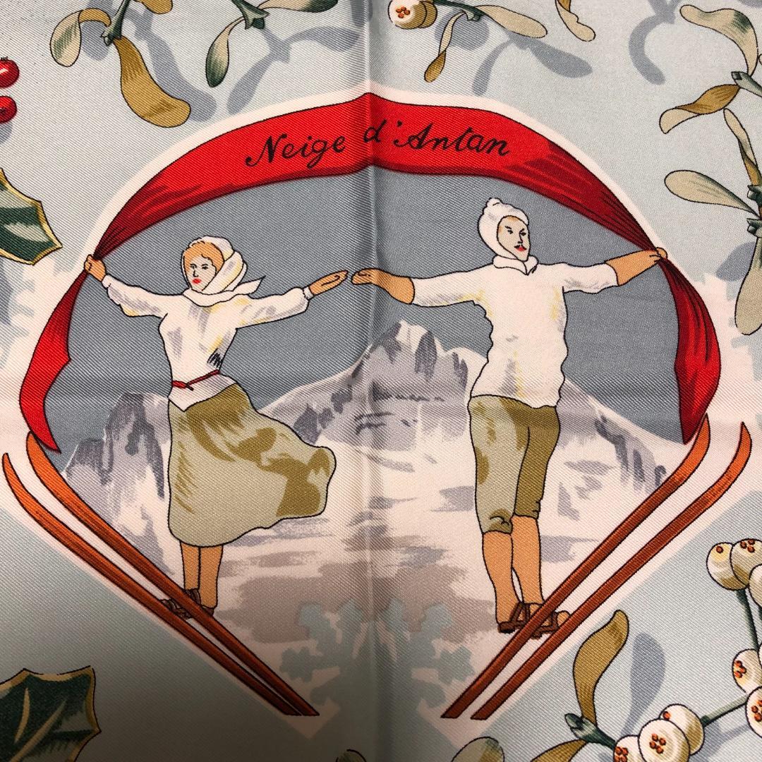 エルメス大判スカーフ　去年の雪