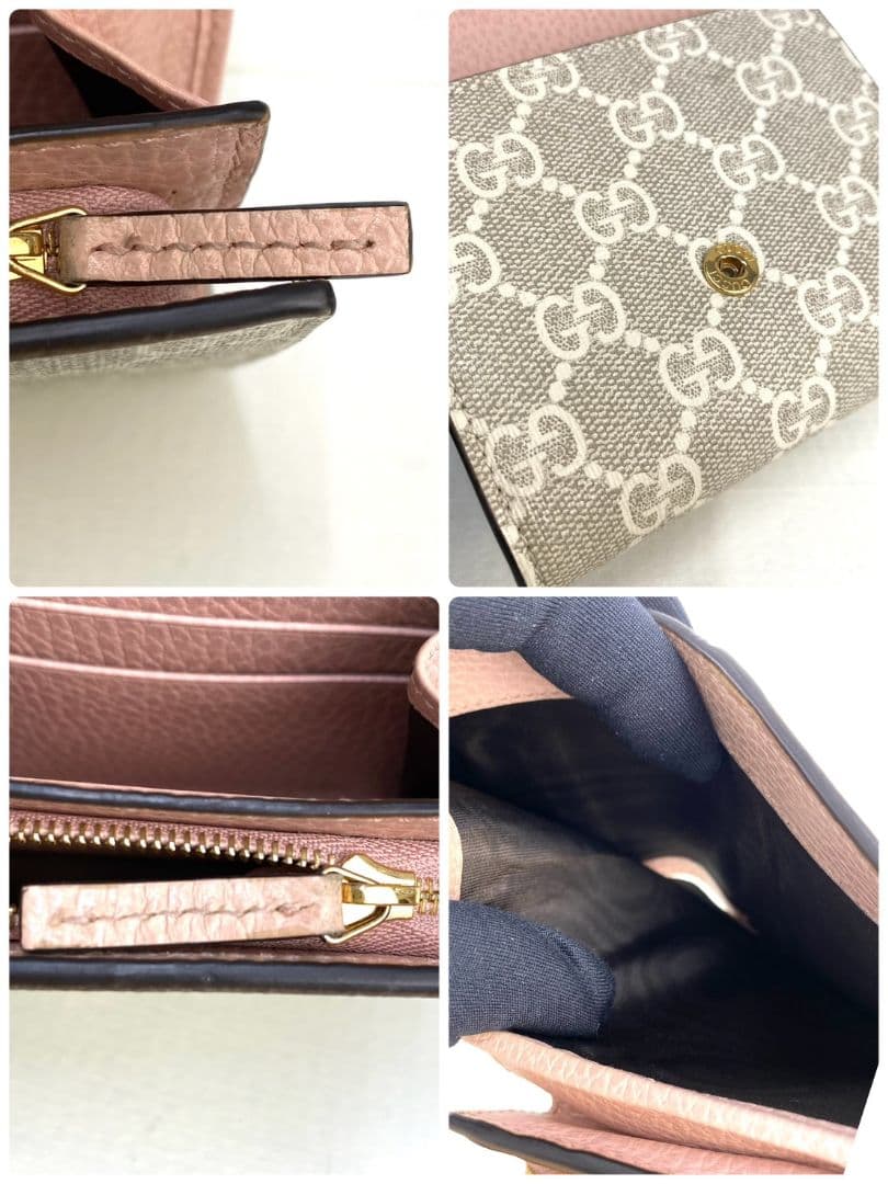 未使用品級✨️付属品完備✨️GUCCI ミニ財布　マーモント スプリーム