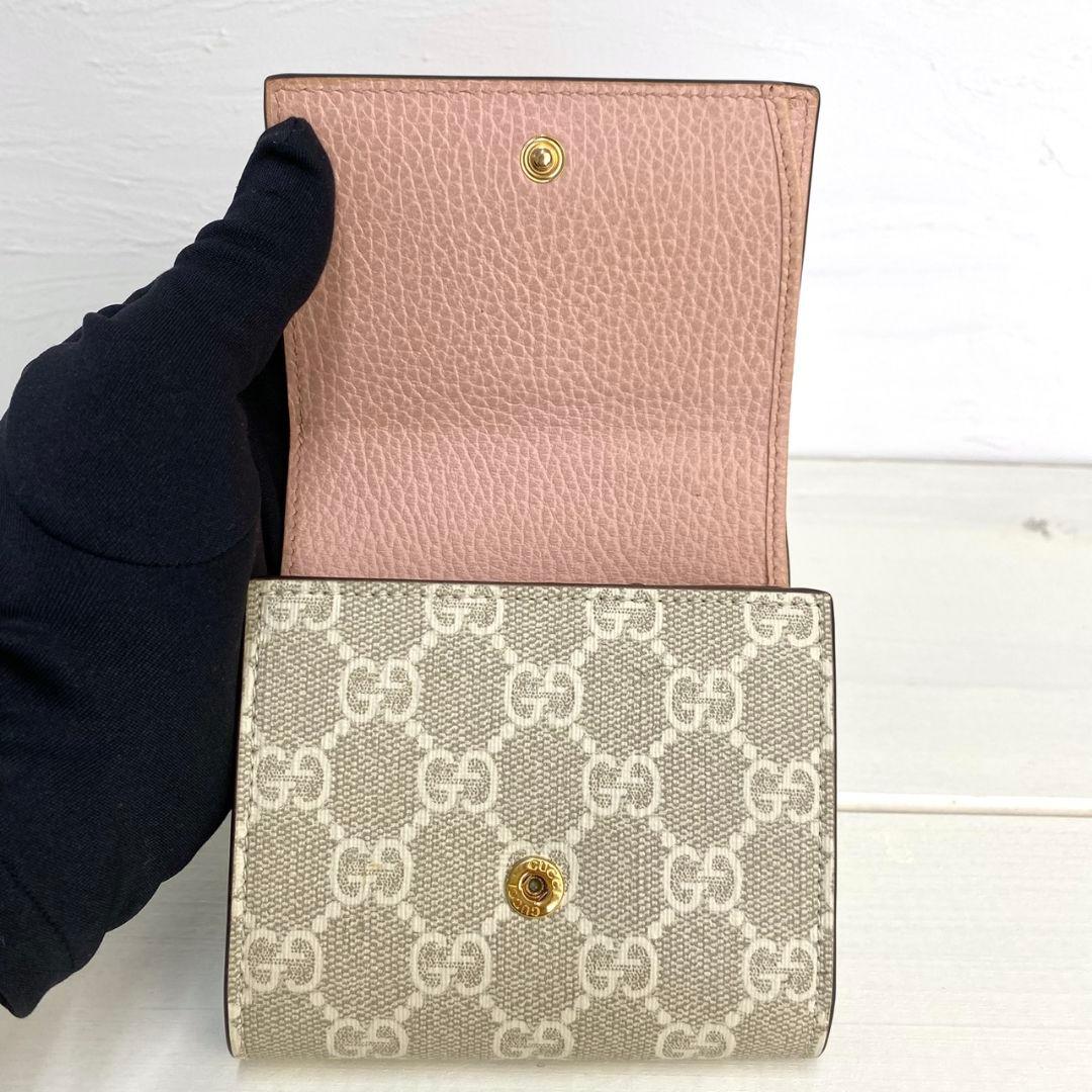 未使用品級✨️付属品完備✨️GUCCI ミニ財布　マーモント スプリーム