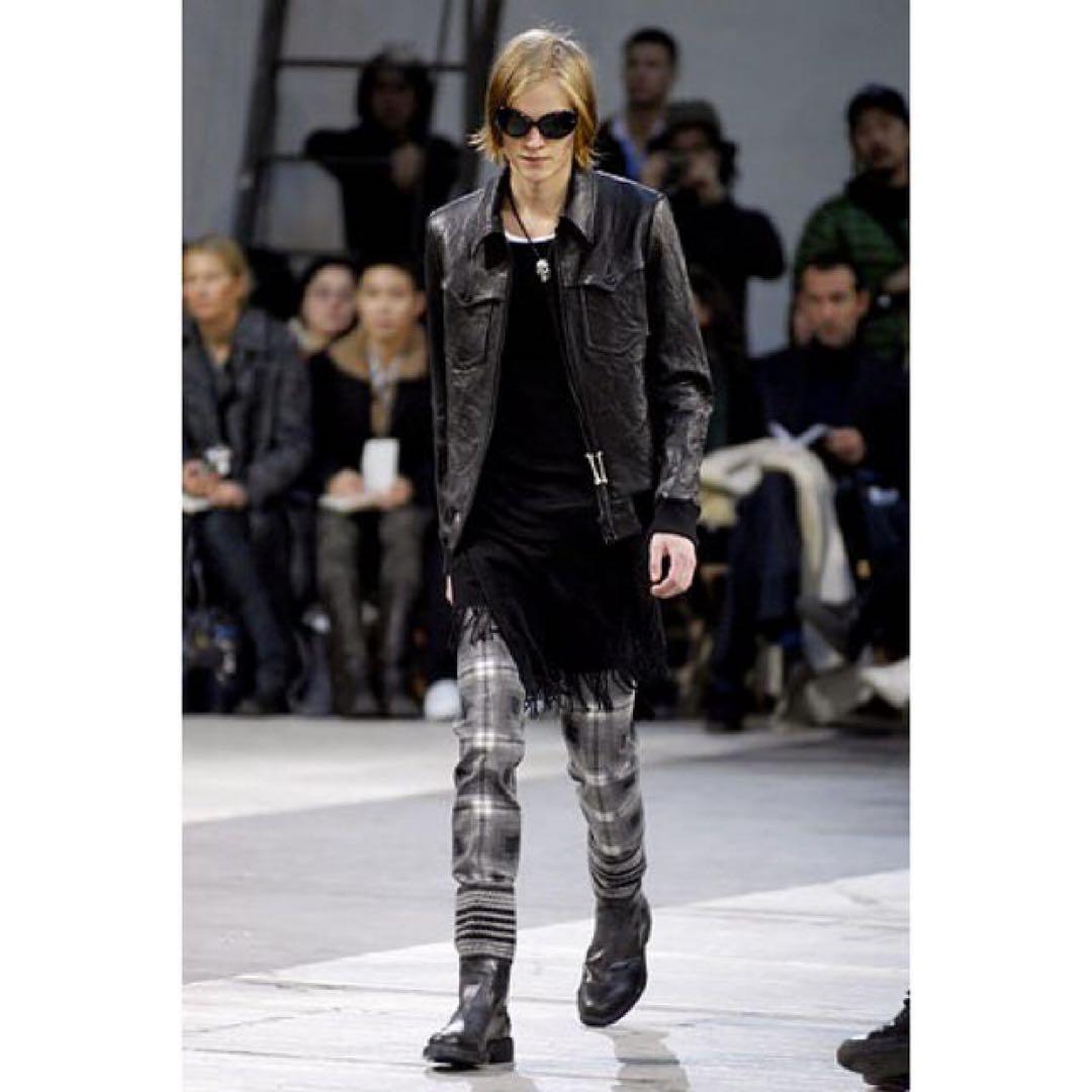 r*u様 ナンバーナイン　リブレザー07aw 傷あり