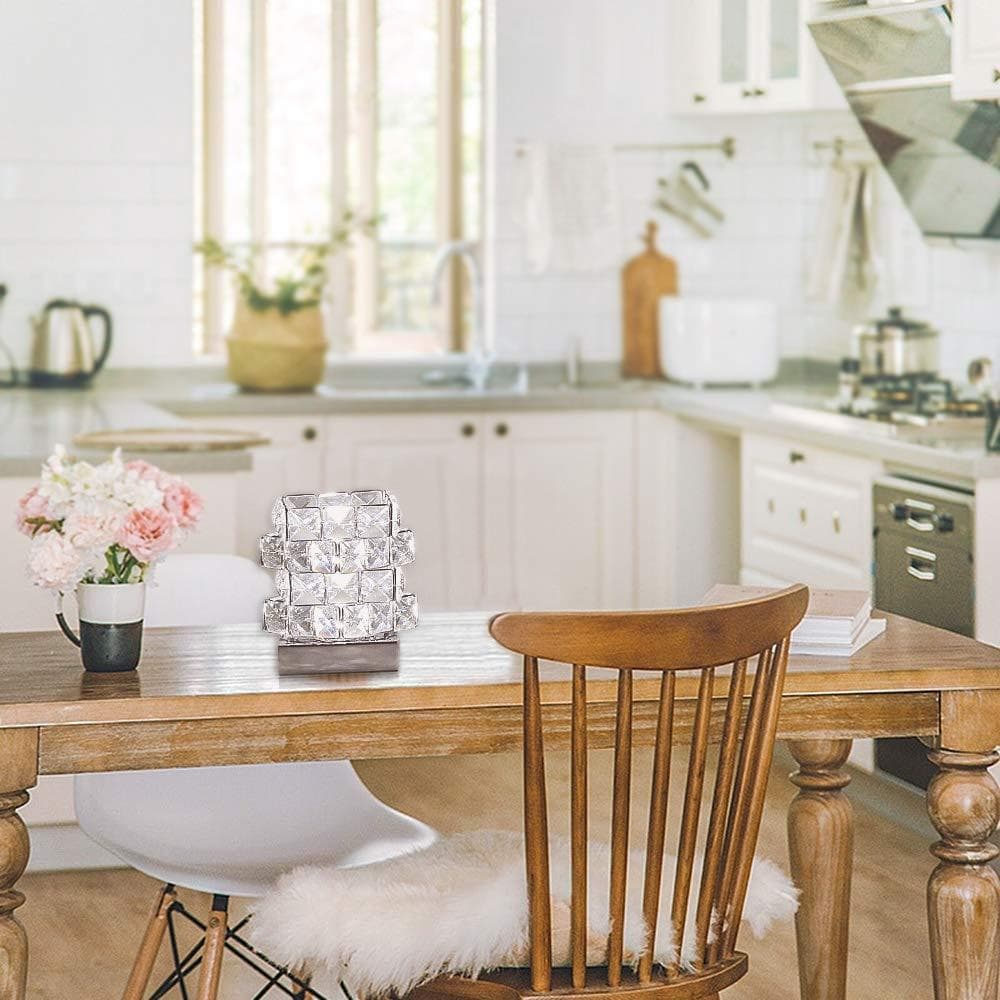 テーブルランプ ナイト まるでオーロラのような煌き クリスタル