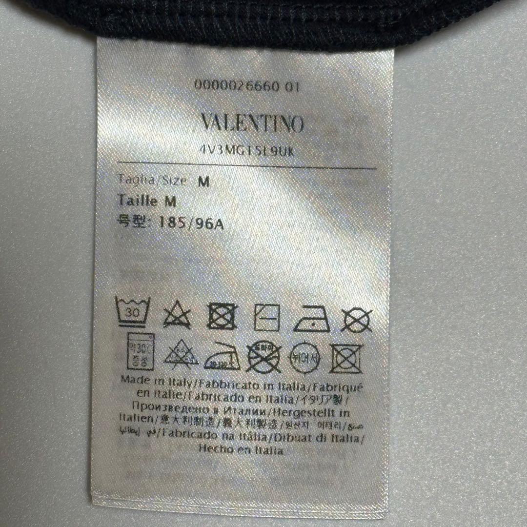 新品タグ付き★ヴァレンティノ Vロゴ ロングスリーブ Tシャツ M 長袖ロンT