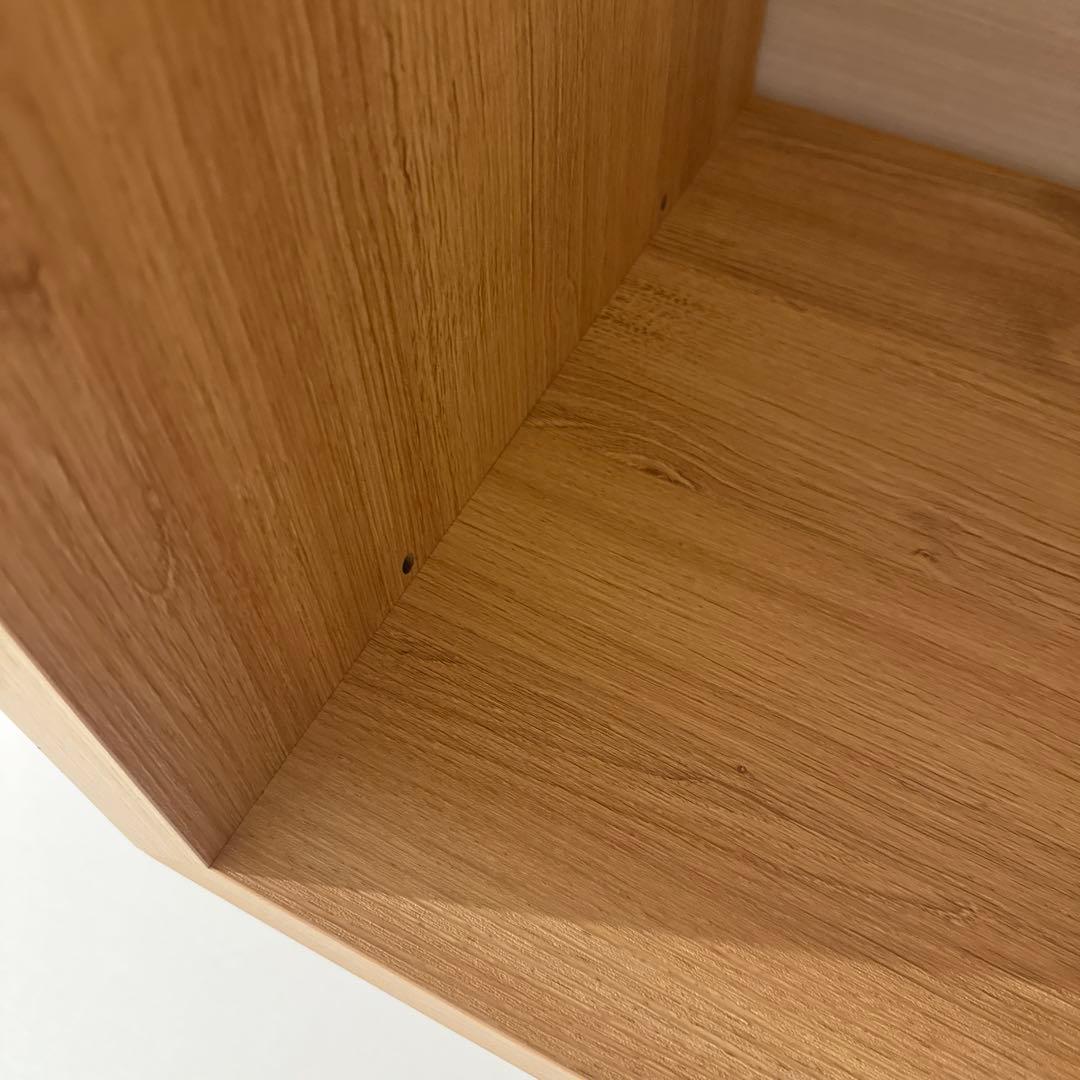 ナチュラルウッド長方形木製テーブル コの字テーブル