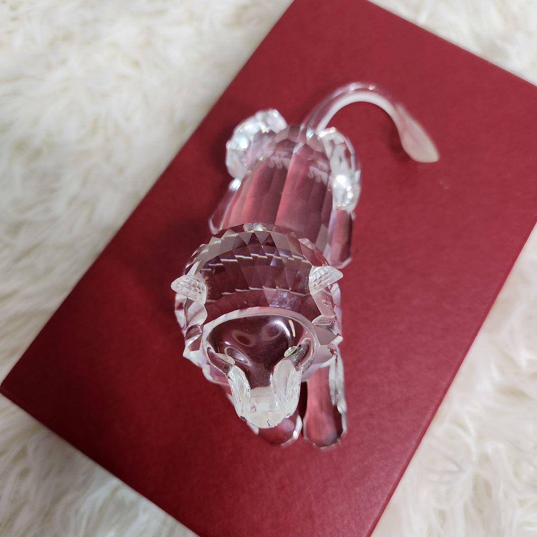 【入手困難】スワロフスキー クリスタル ライオン オブジェ SCS会員 限定品