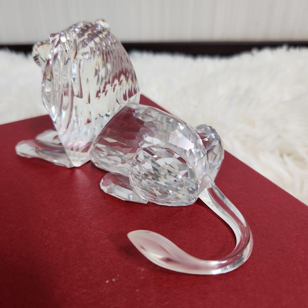 【入手困難】スワロフスキー クリスタル ライオン オブジェ SCS会員 限定品