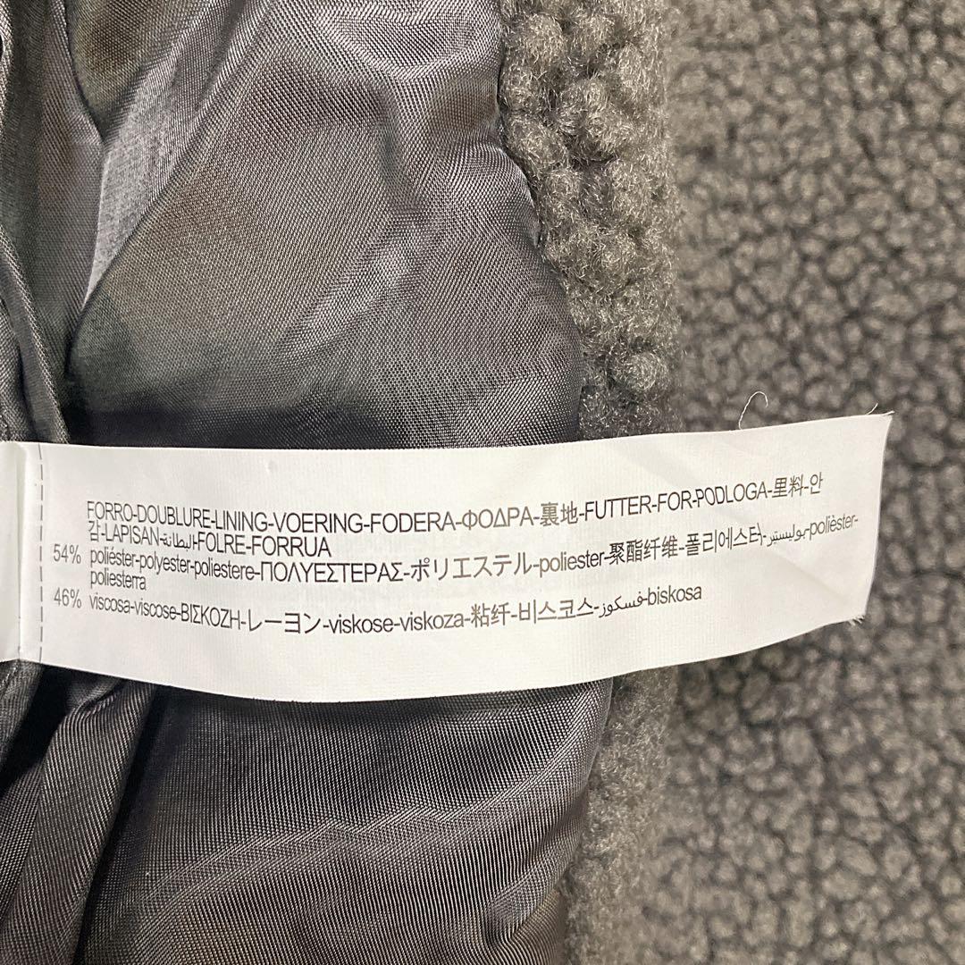 ☆完売☆ ZARA ダブルブレストフェイクボアコート　テディベアコート ロング