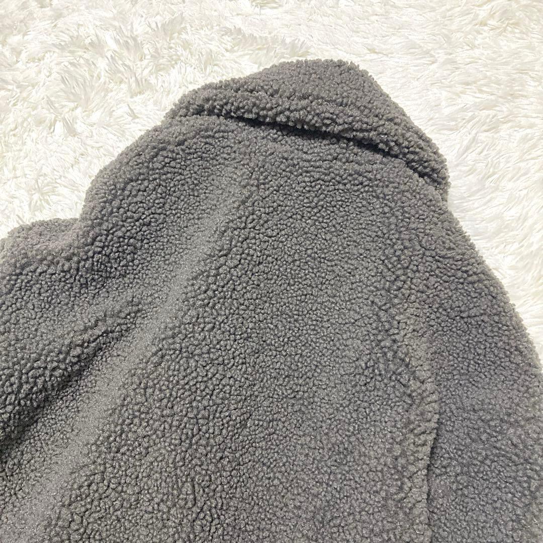 ☆完売☆ ZARA ダブルブレストフェイクボアコート　テディベアコート ロング