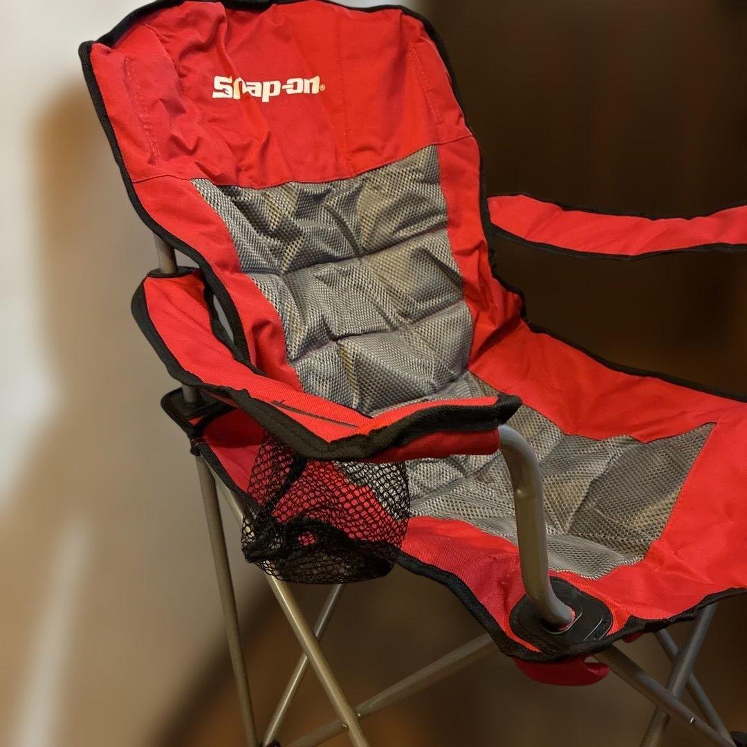 Snap-on アウトドア折りたたみ チェア 赤 NSC11R