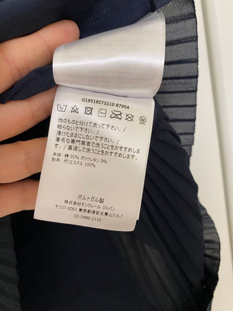 【美品】MONCLER 100㎝　ネイビー 半袖ワンピース