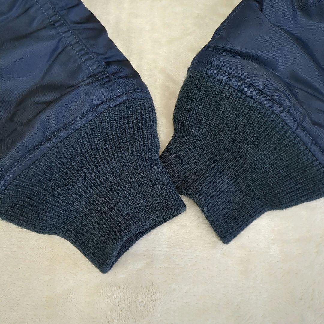 アルファ MAー1 ネイビー フライトジャケット ミリタリー リバーシブル M