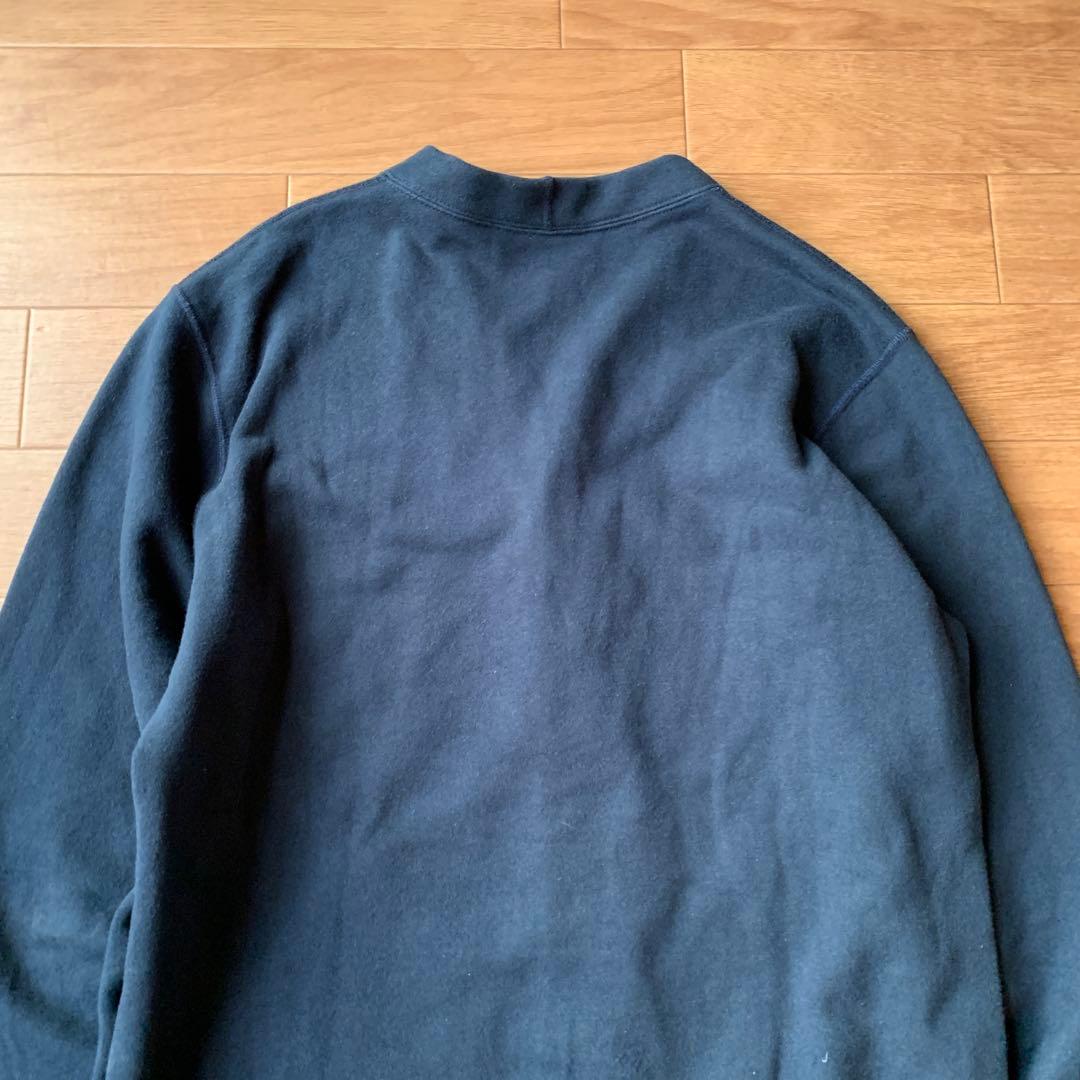 LOOPWHEELER ネイビー Vネック スウェット カーディガン XLサイズ