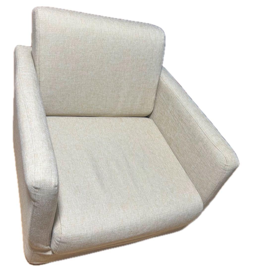 ソファ　ソファー　ベッド　ベット　ベージュ　アイボリー　ツイード　1人　一人