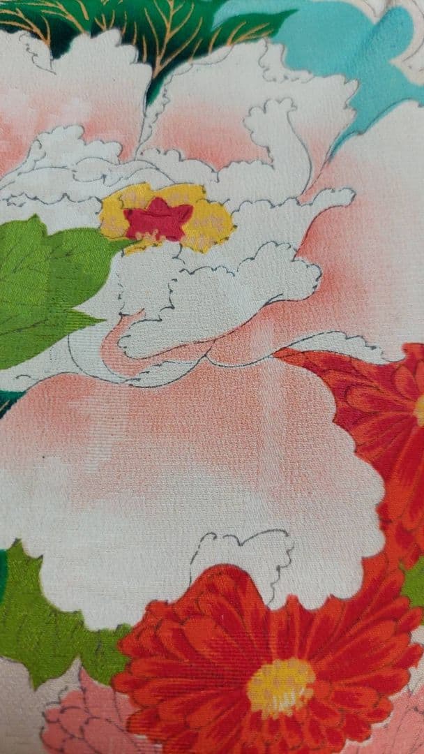 NA118アンティーク子供着物七五三正絹着丈89センチ裄丈47センチ