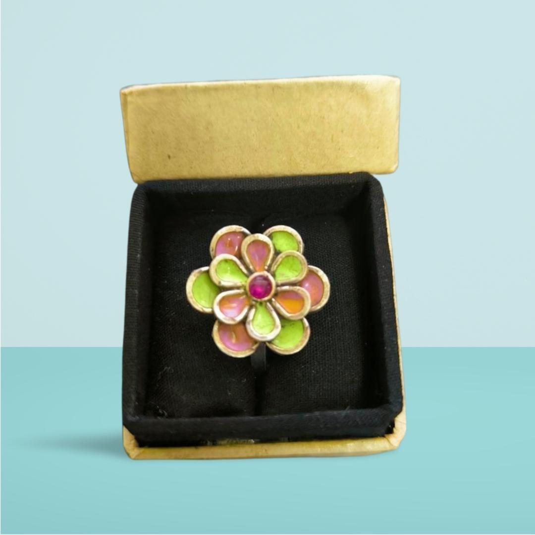 【クリスマスプレゼントに！】ルビーシルバーリング