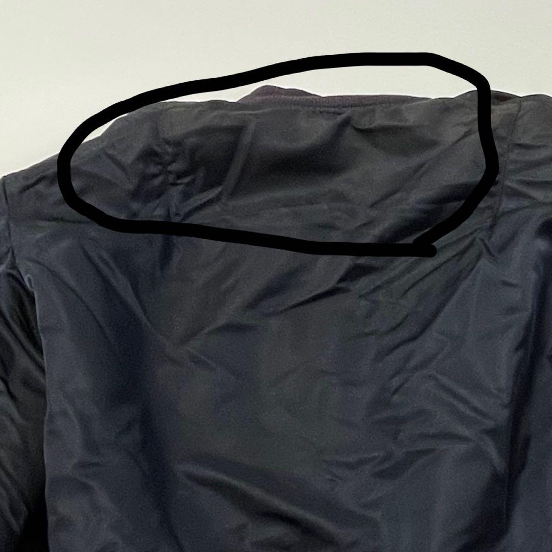 【稀少】90s 米国製 ALPHA MA-1 ネイビー Ｌサイズ 60s復刻版