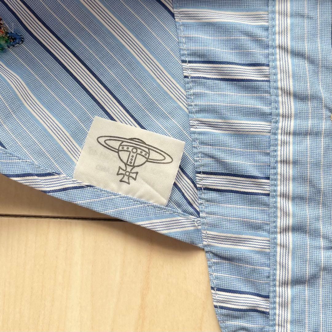 ヴィヴィアンウエストウッドゴールドレーベル コルセット シャツ ストライプ 半袖