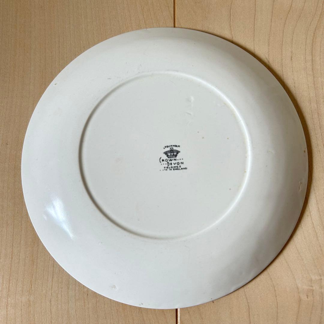 CROWN DEVON クラウンデボン　プレート　ストックホルム