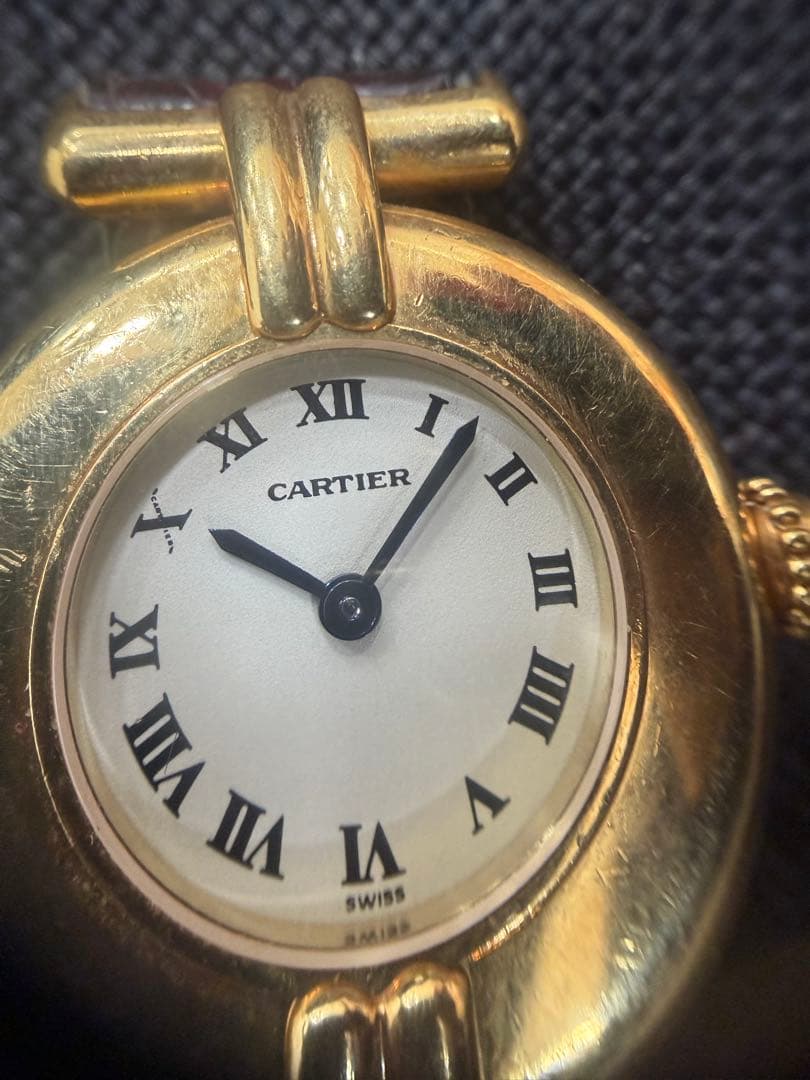 カルティエ Cartier 金無垢 レディース 18金 マストコリゼ K18YG