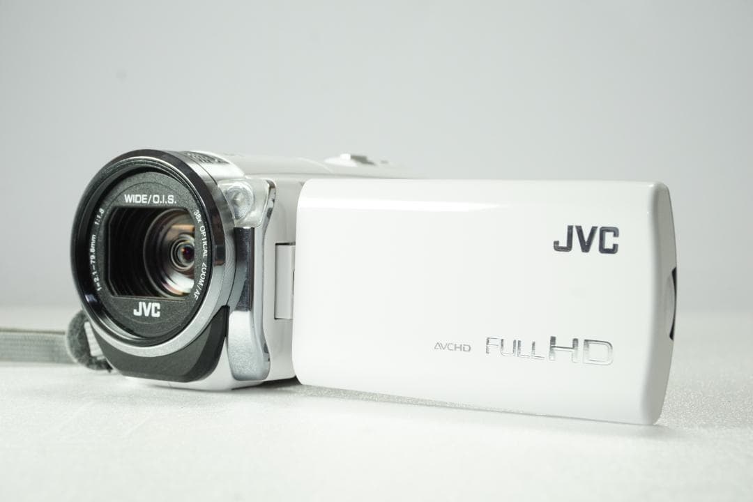 [動作確認済み] JVC GZ-E565 ビデオカメラ ホワイト 箱付き