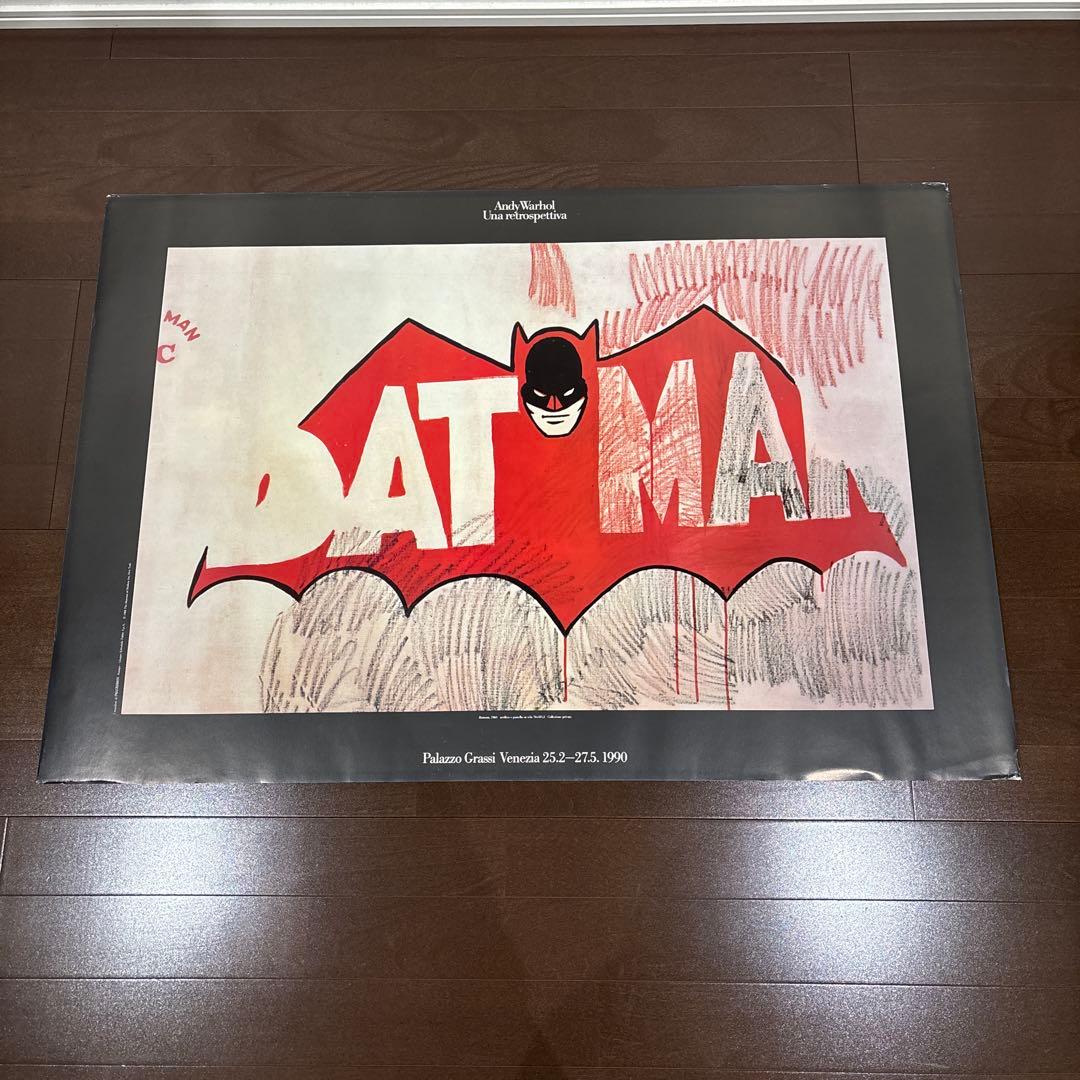 ビンテージ　アンディウォーホル　バットマンBATMAN WARHOL ポスター