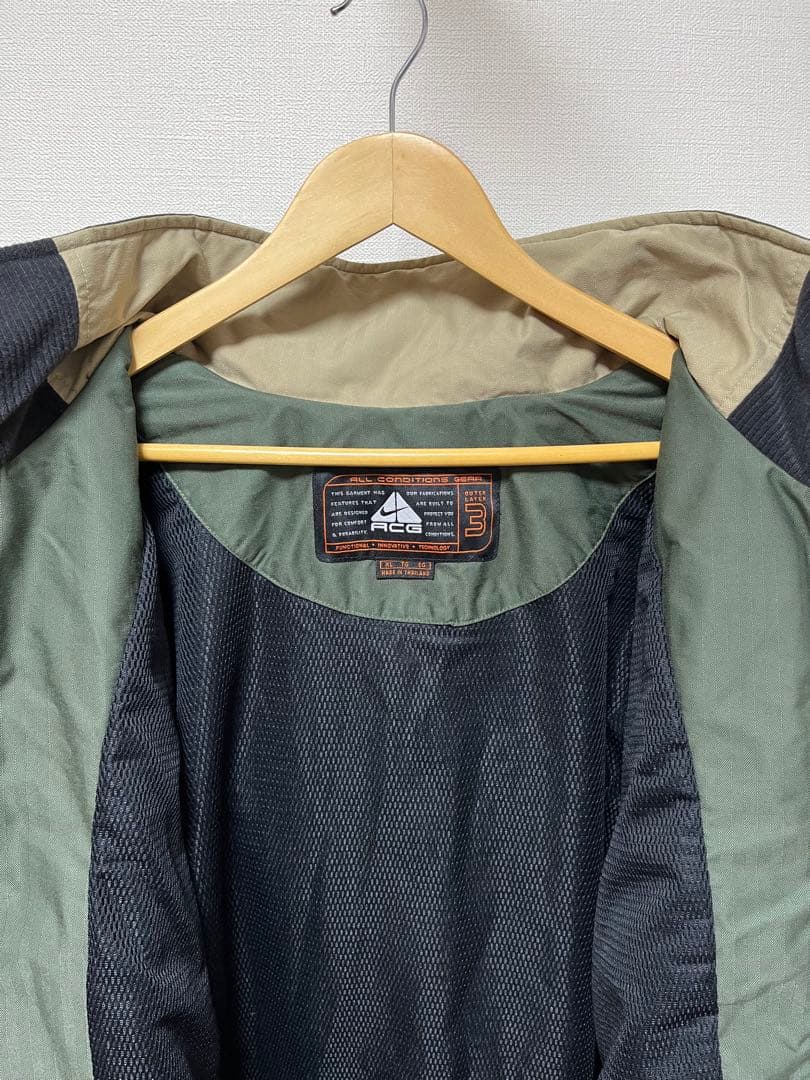 田*郎様 90s NIKE ACG ナイロンジャケット オリーブグリーン