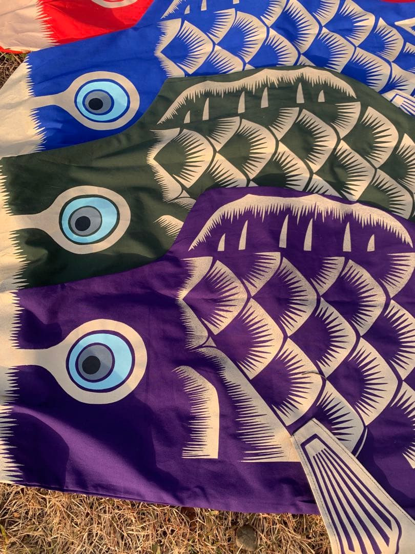 歌川広重「名所江戸百景 水道橋駿河台」手染め鯉のぼり　1.2m単品　子鯉のぼり