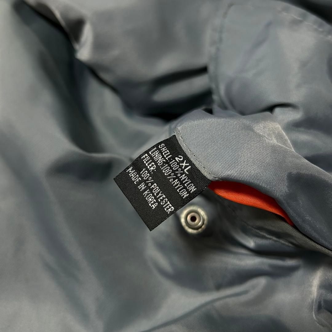 90s MA1 リバーシブル ボンバージャケット サンフェード オーバーサイズ