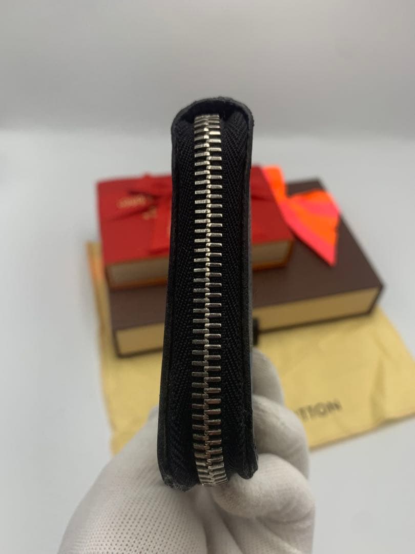 Louis Vuittonルイヴィトンダミエファスナー長財布ヴェルティカル