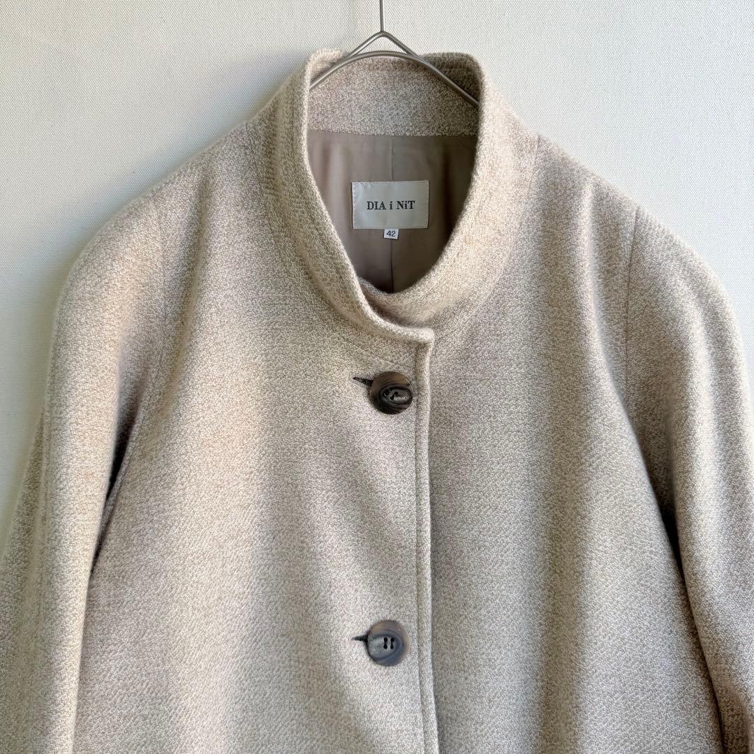 美品　日本製　DiA i NiT レディース　カシミヤ100% ロングコート