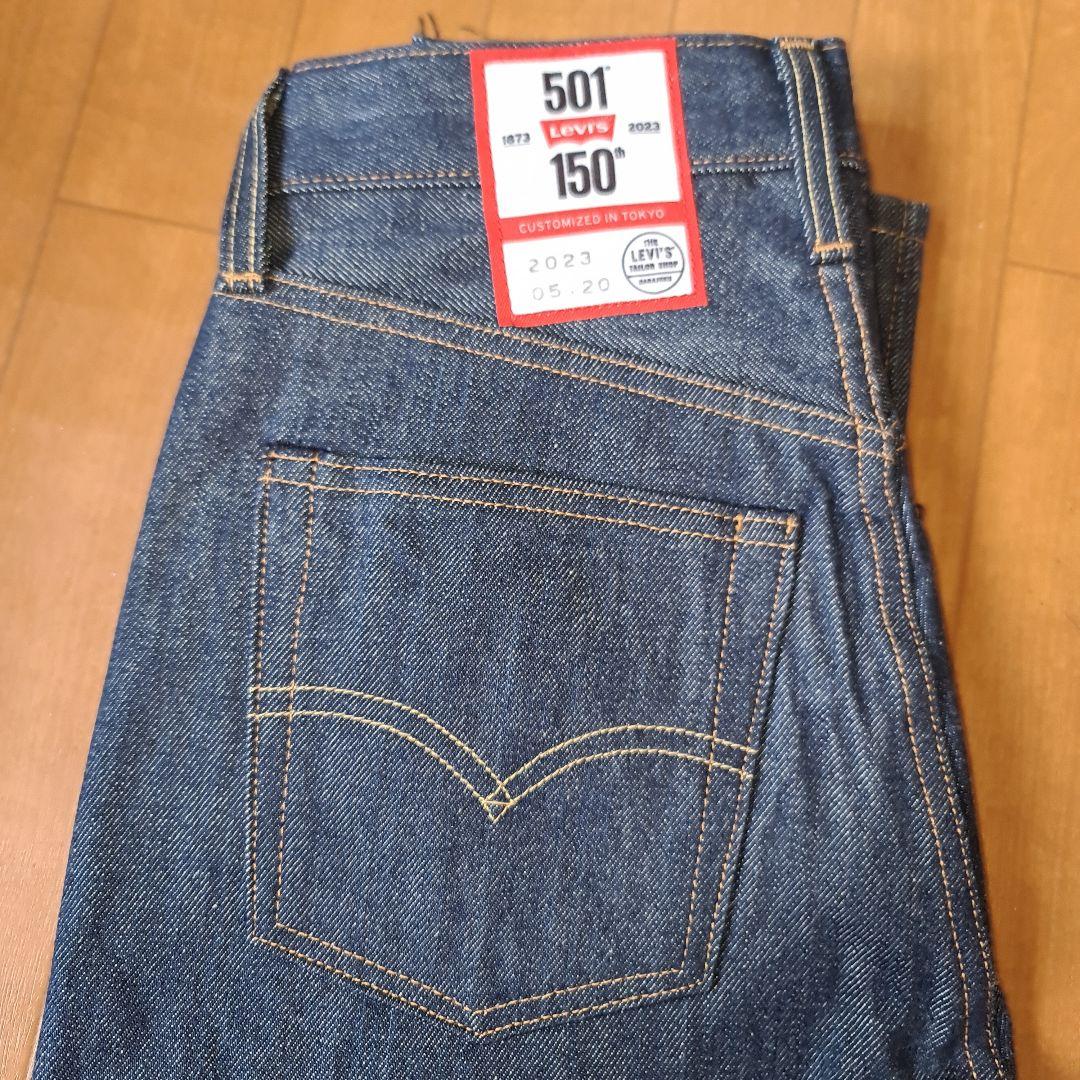 完売品原宿店スペシャルタグ付501リーバイス150周年250本限定カタカナモデル
