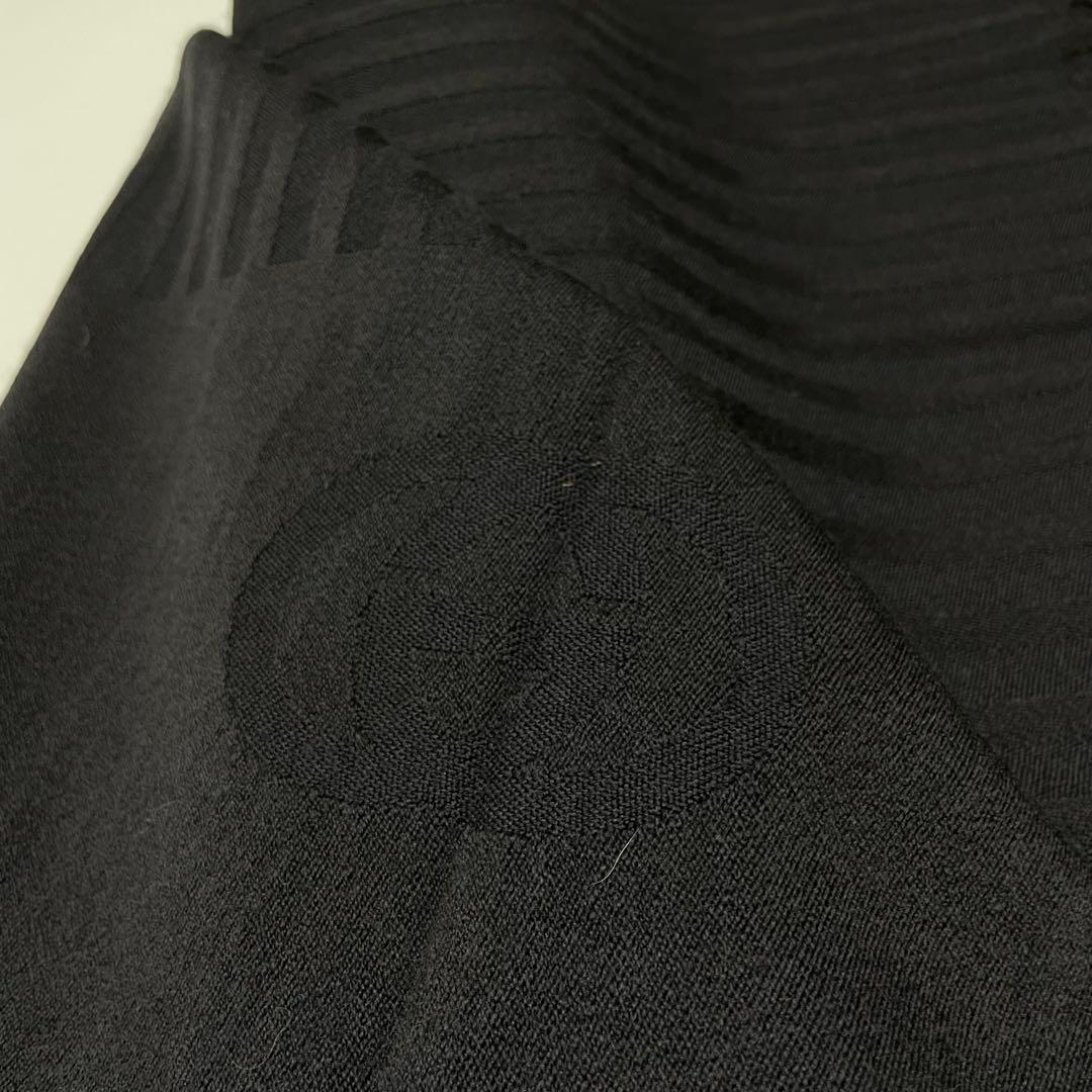 古*割様 GUCCI ブラック　マフラー フリンジ付き