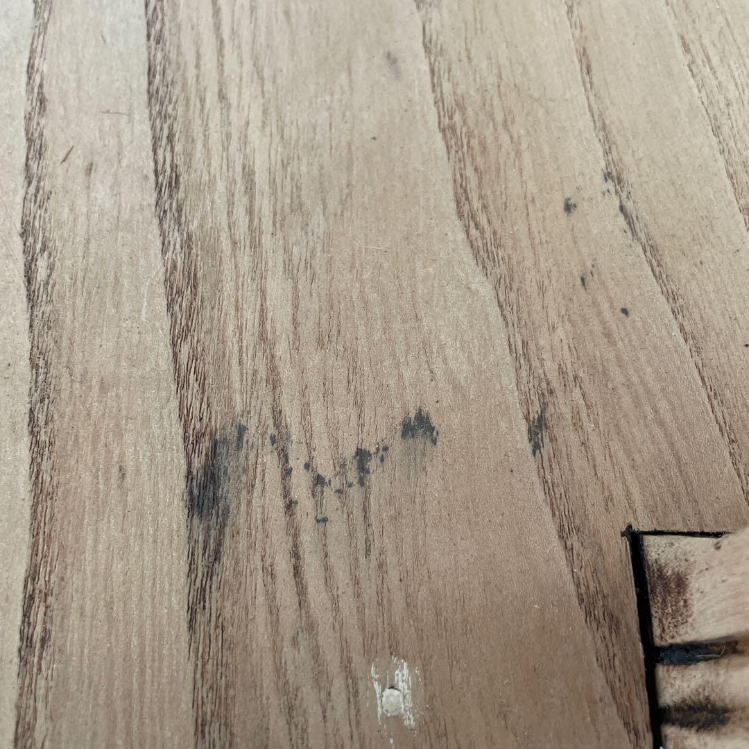 ビンテージ ドロワーサイドテーブル 　剥離