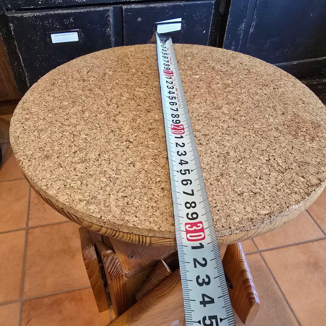 木製 丸イス スツール サイドテーブル 飾り台 古道具 レトロ アンティーク