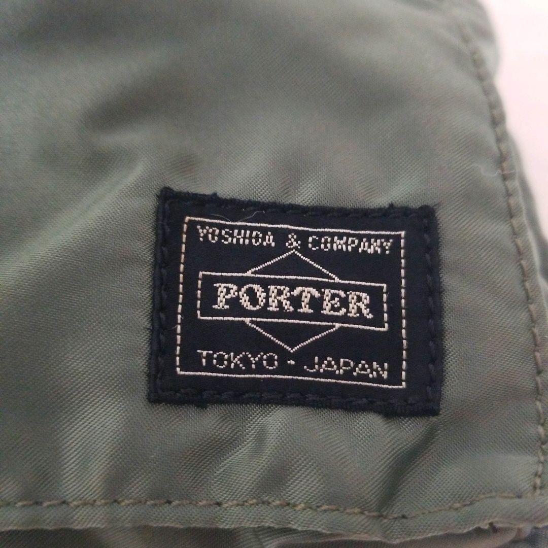 【美品】ポーター　PORTER　タンカー　ボディバッグ　セージグリーン　希少