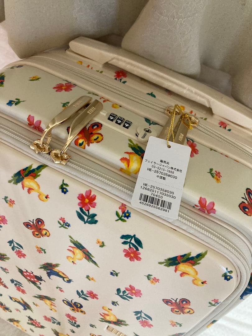 新品 フェイラー ハイジ トローリーバッグ 白 キャリーケース FEILER