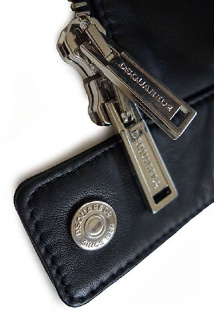 ディースクエアード2 シープスキン シングルフロント ライダースジャケット 48