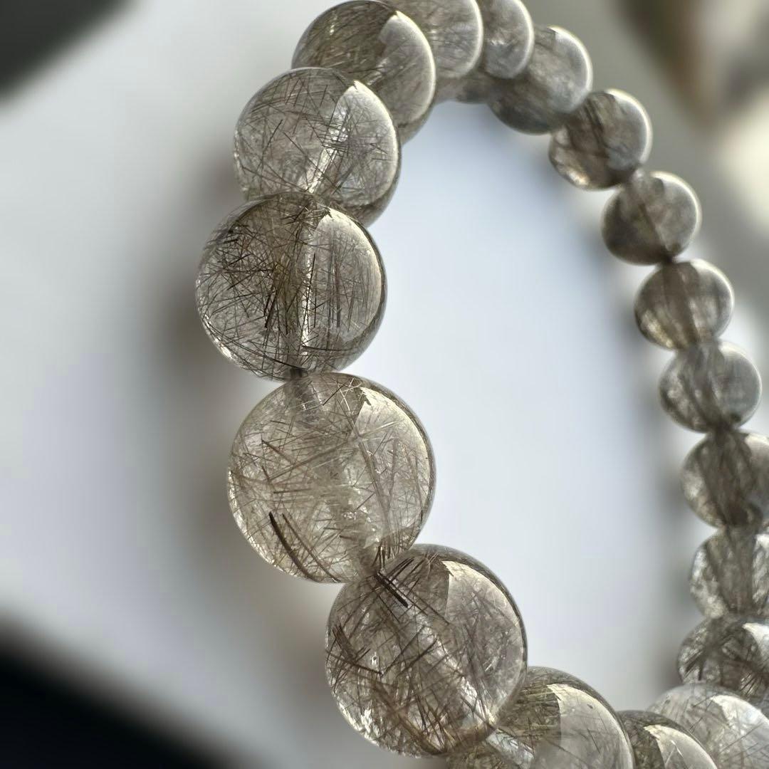 天然石ブレスレット　シルバールチルクォーツ