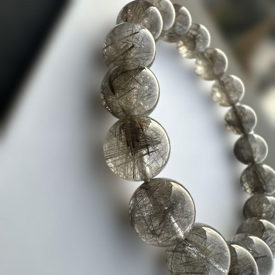 天然石ブレスレット　シルバールチルクォーツ