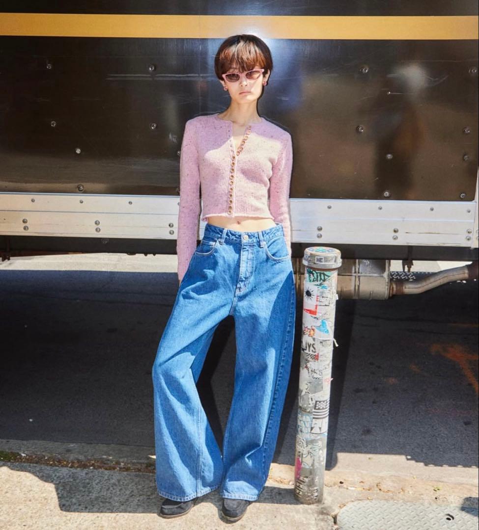 パンツ shishikui denim Dad / INDIGO 34