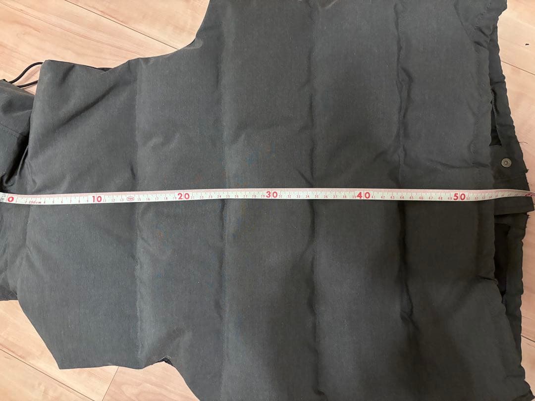 【美品】ダントン　ダウンベスト　サイズ36 チャコールグレー