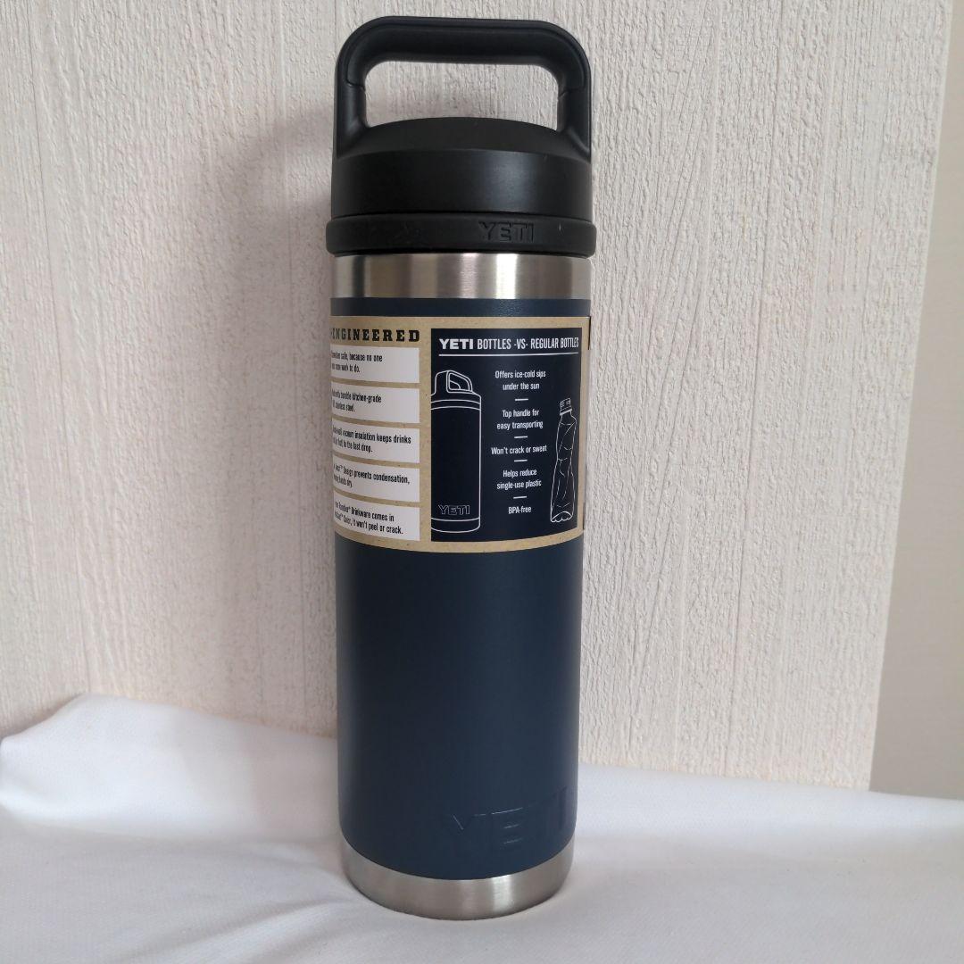 イエティ ランブラー 18oz ホットショット タンブラー ボトル ネイビー