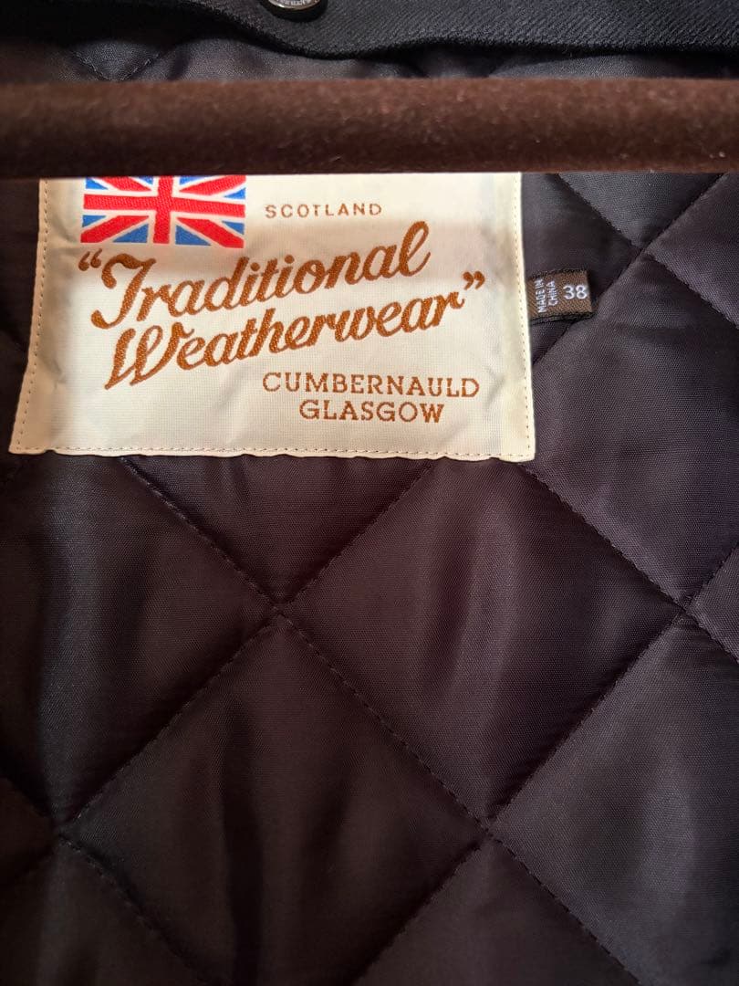 【超美品】トラディショナル ウェザーウェア　SELBY 38 ライナー付