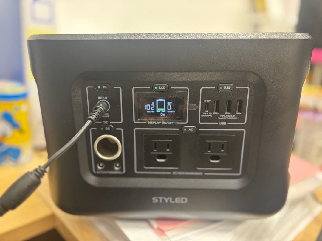 STYLED 622Wh ポータブル電源