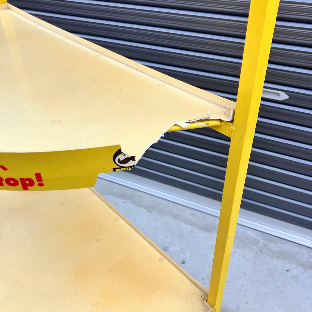 プリングルス 半円型 アイアンラック スチールラック 飾り棚 店舗什器 古家具