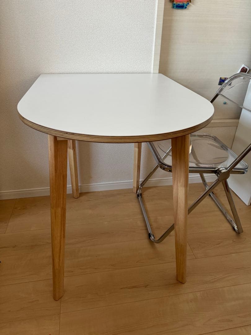 韓国インテリア　 半円　楕円　半楕円　ムーンテーブル　ダイニング